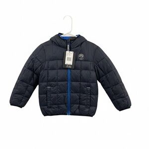 Navy Blue Kids Puffer Jacket
